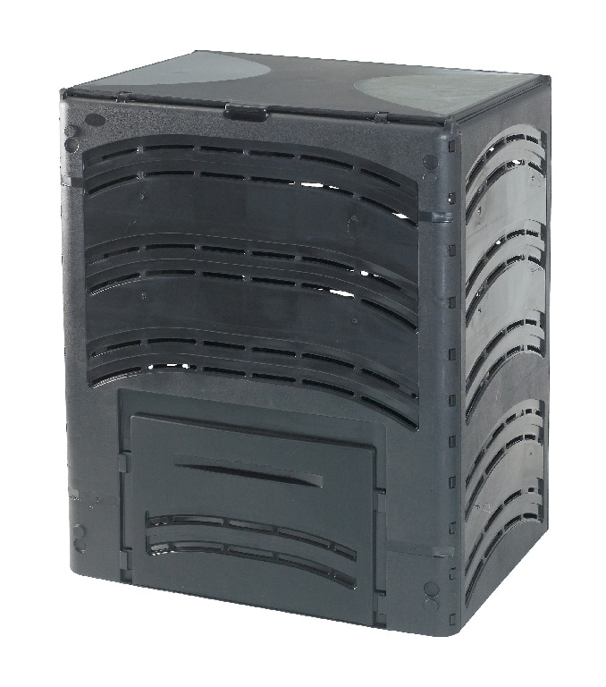 Lada compostor de gradina VERVE, 500 l, 60 x 80 x 100 cm, plastic termoformat, negru