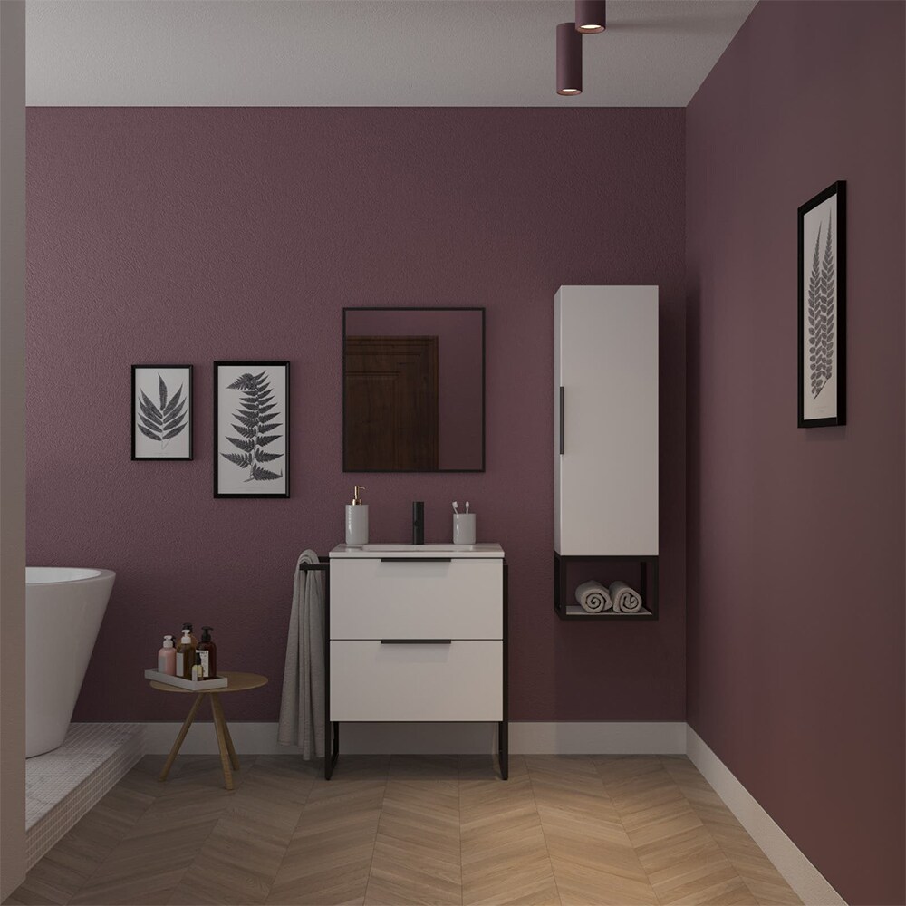 Dulap coloana baie SANITOP Prime, 40 x 31 x 145 cm, alb