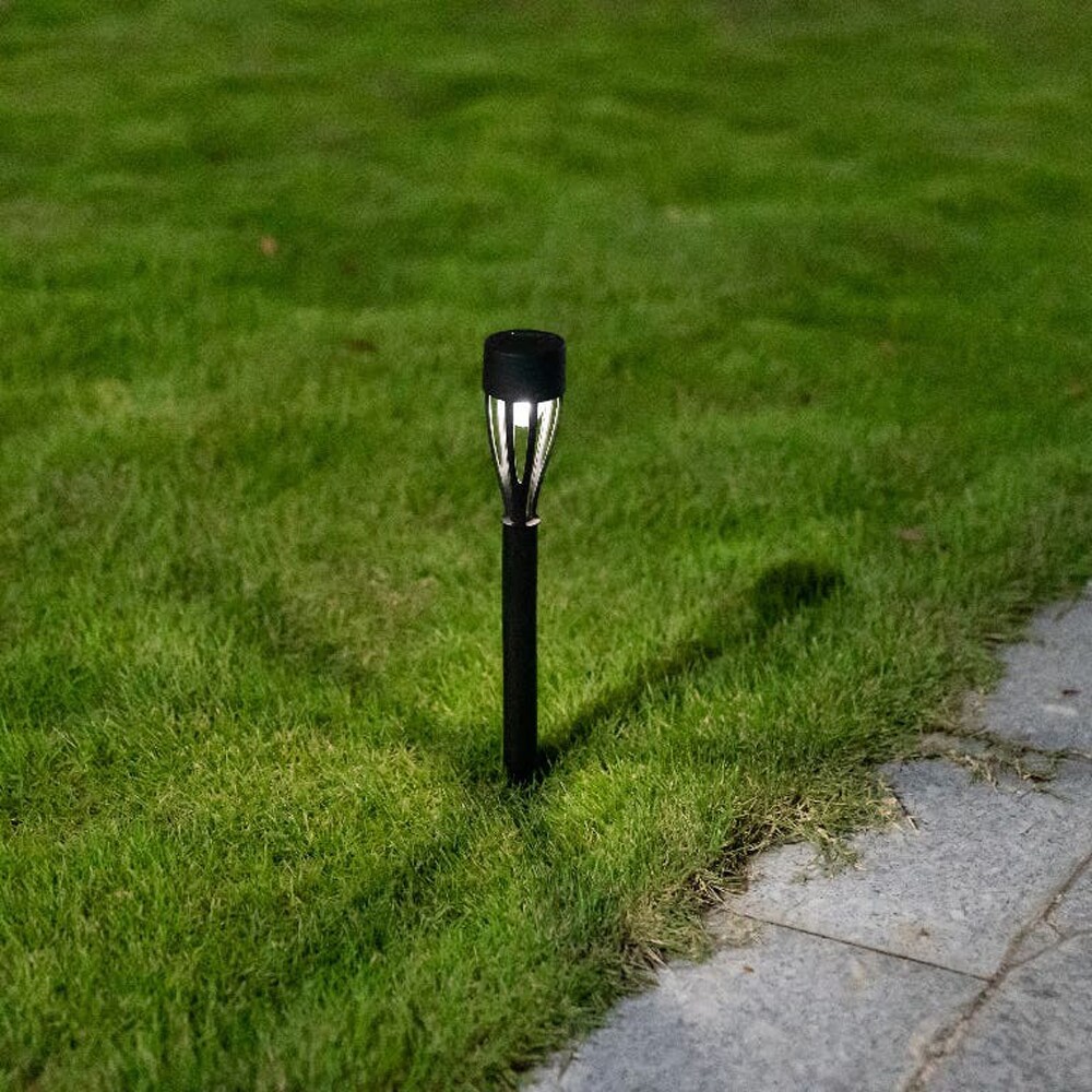 Lampa solara, IP44, 100 mAh, negru