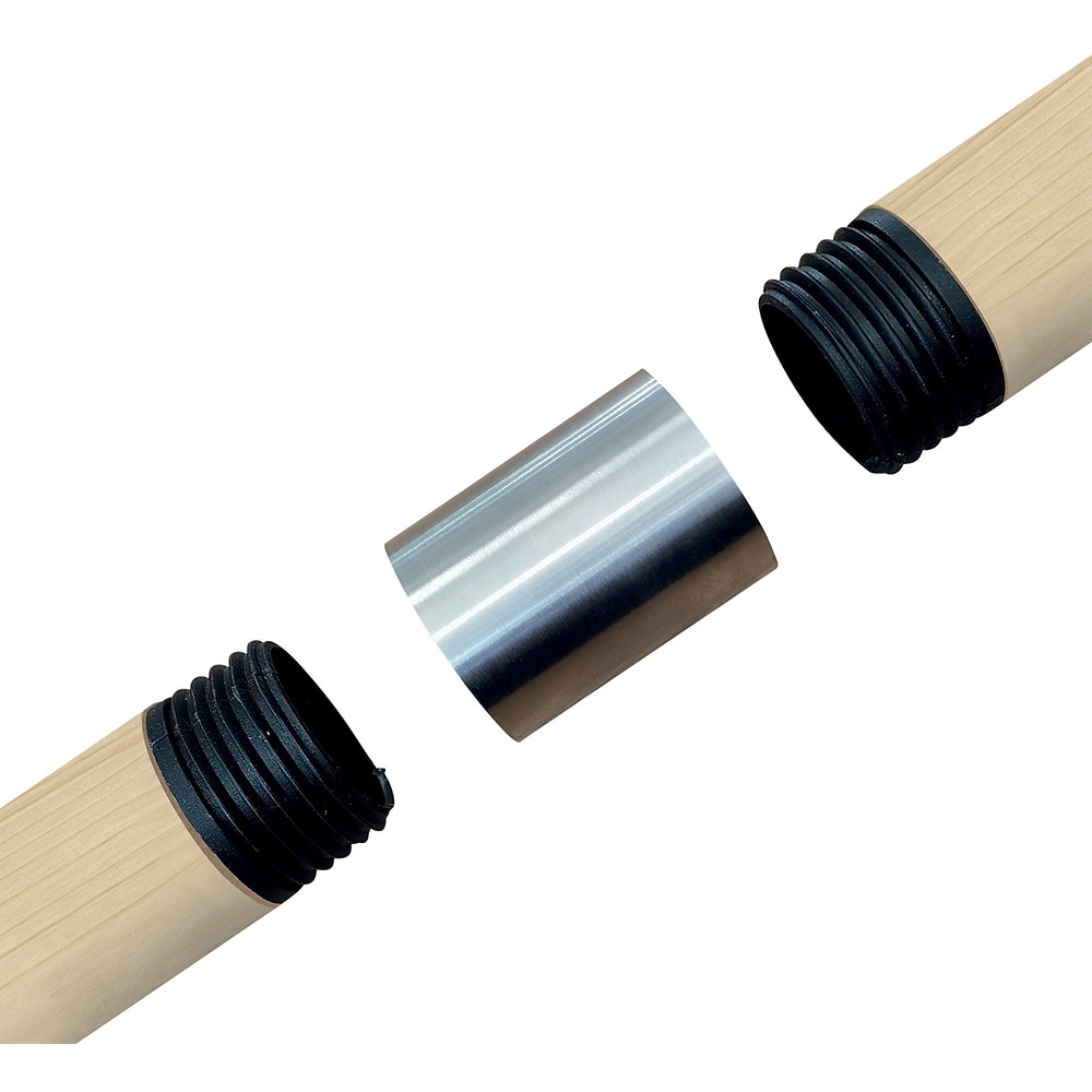 Conector mana curenta pentru scara FORTIA, otel inoxidabil, argintiu