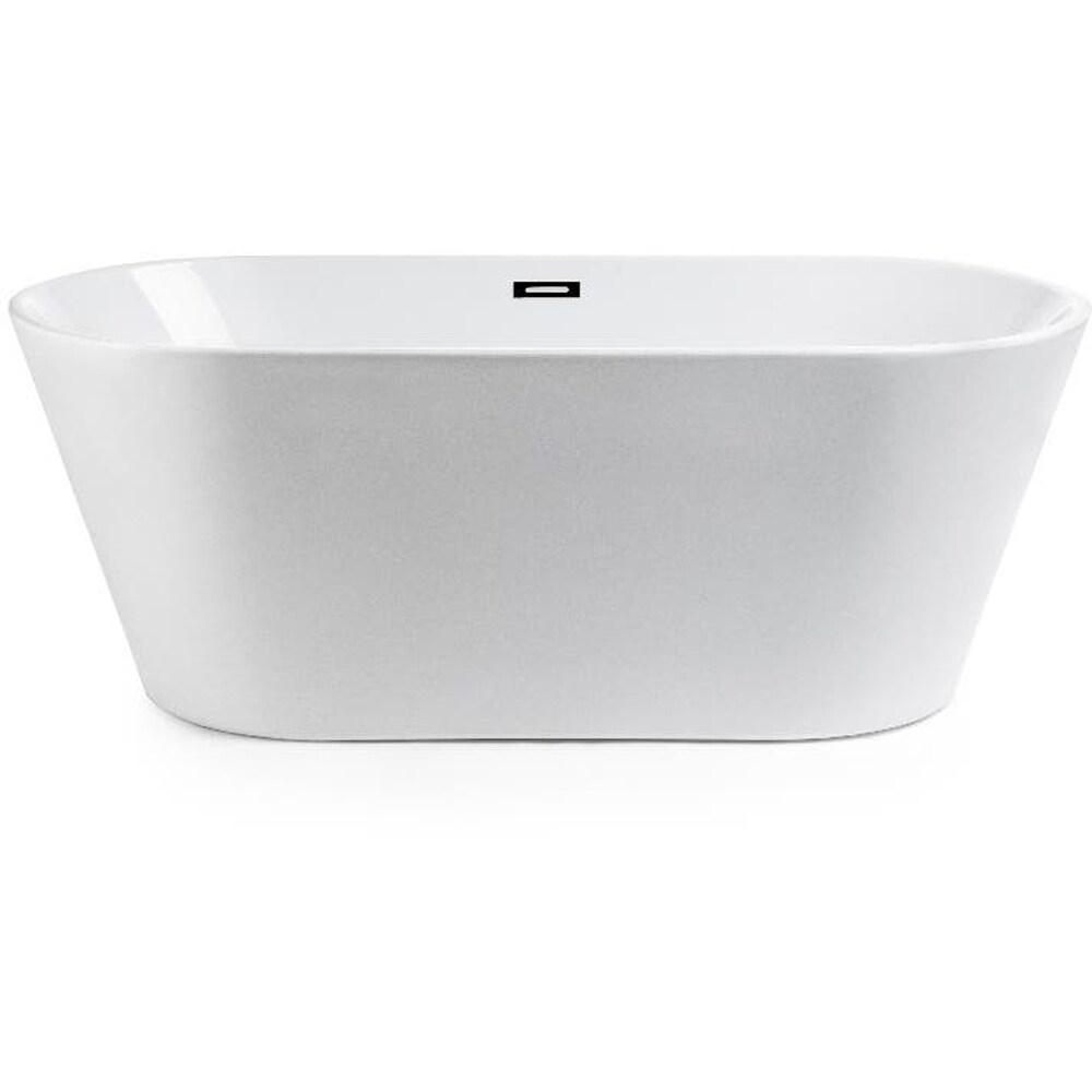 Cada baie freestanding GOODHOME Huron, acril, 168.5 x 75 x 62.5 cm, alb