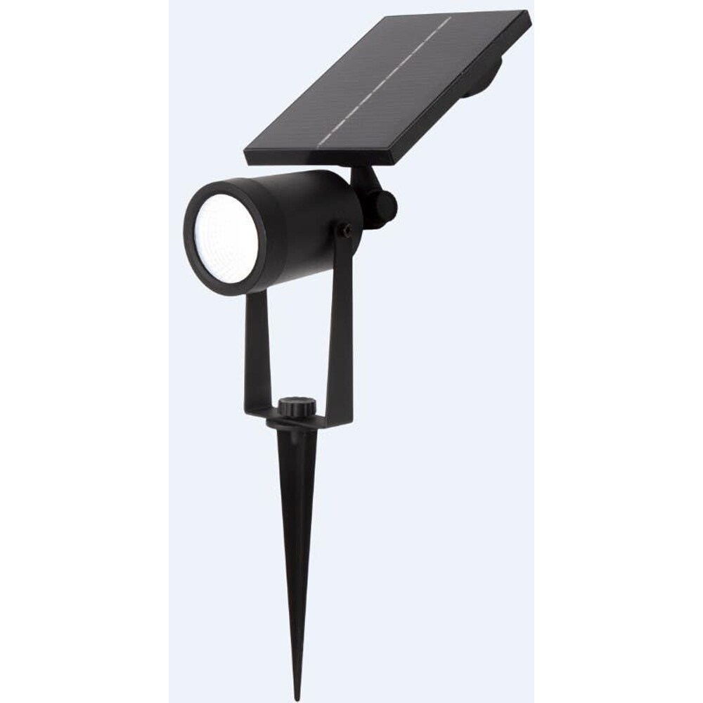 Lampa solara Adjuma, IP44, 300 lm, negru