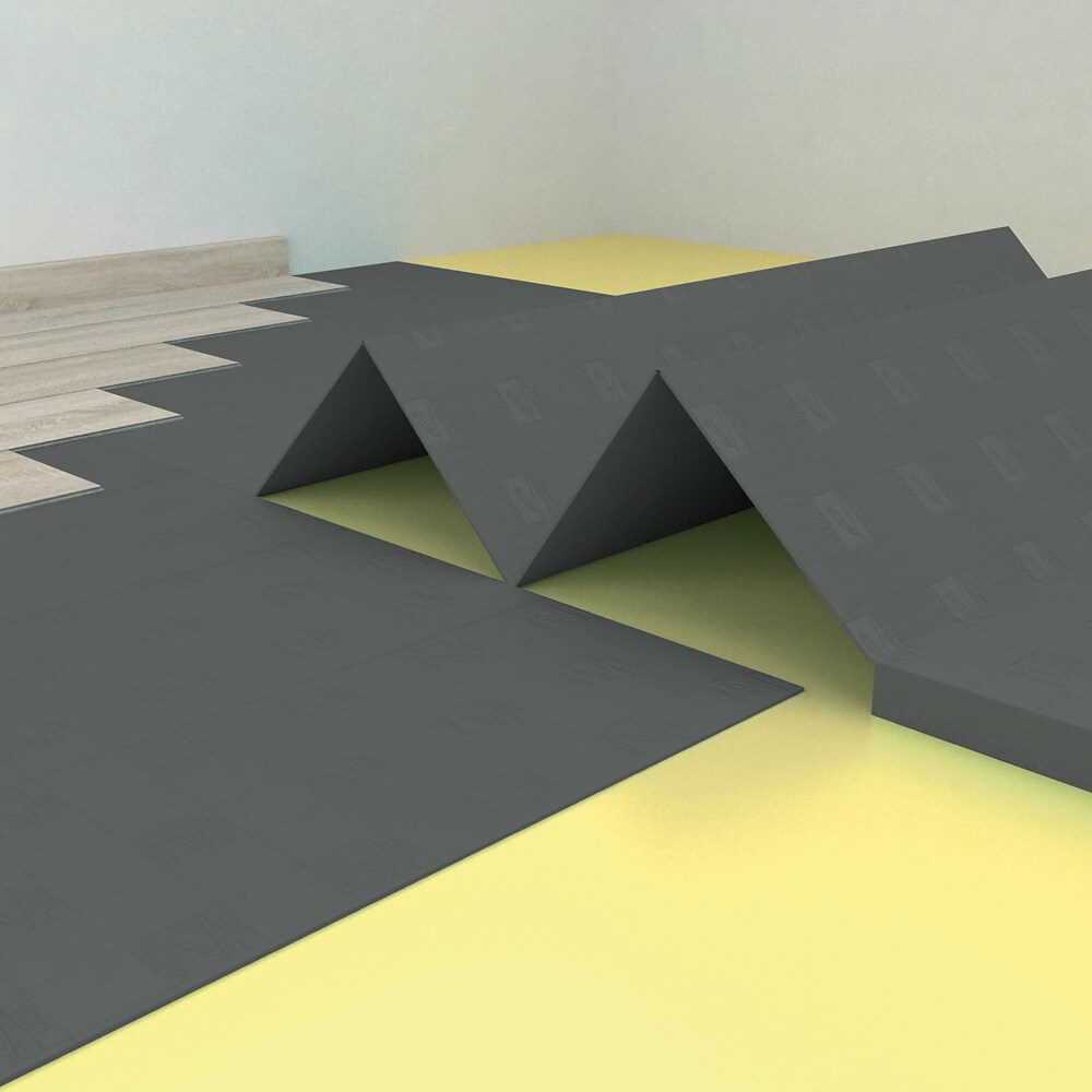 Izolatie parchet VOLDEN, grosime 3 mm, acoperire 10m2, spuma XPS, negru