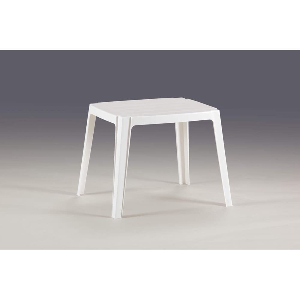 Masa terasa Bica, plastic, 59 x 47 x 46 cm, alb
