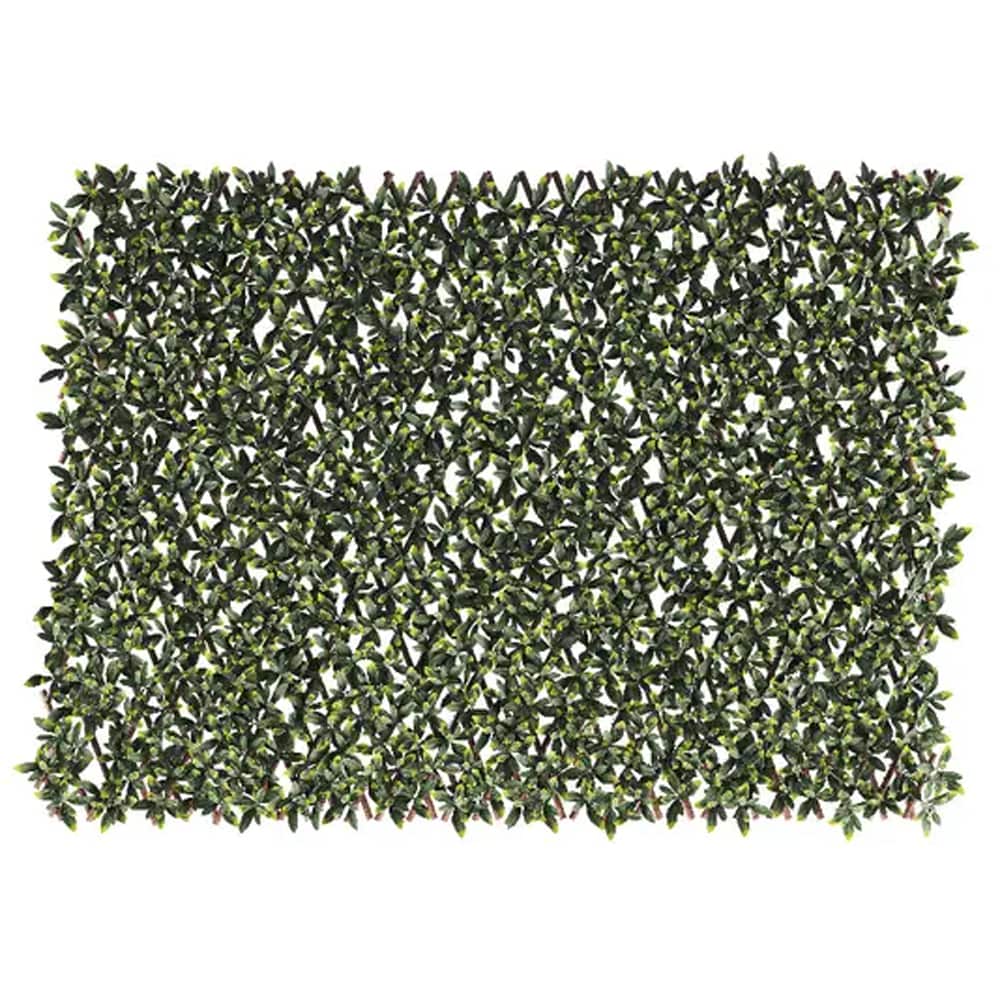 Panou gard rachita cu frunze KLIKSTROM Mo2, 200 x 100cm, maro-verde