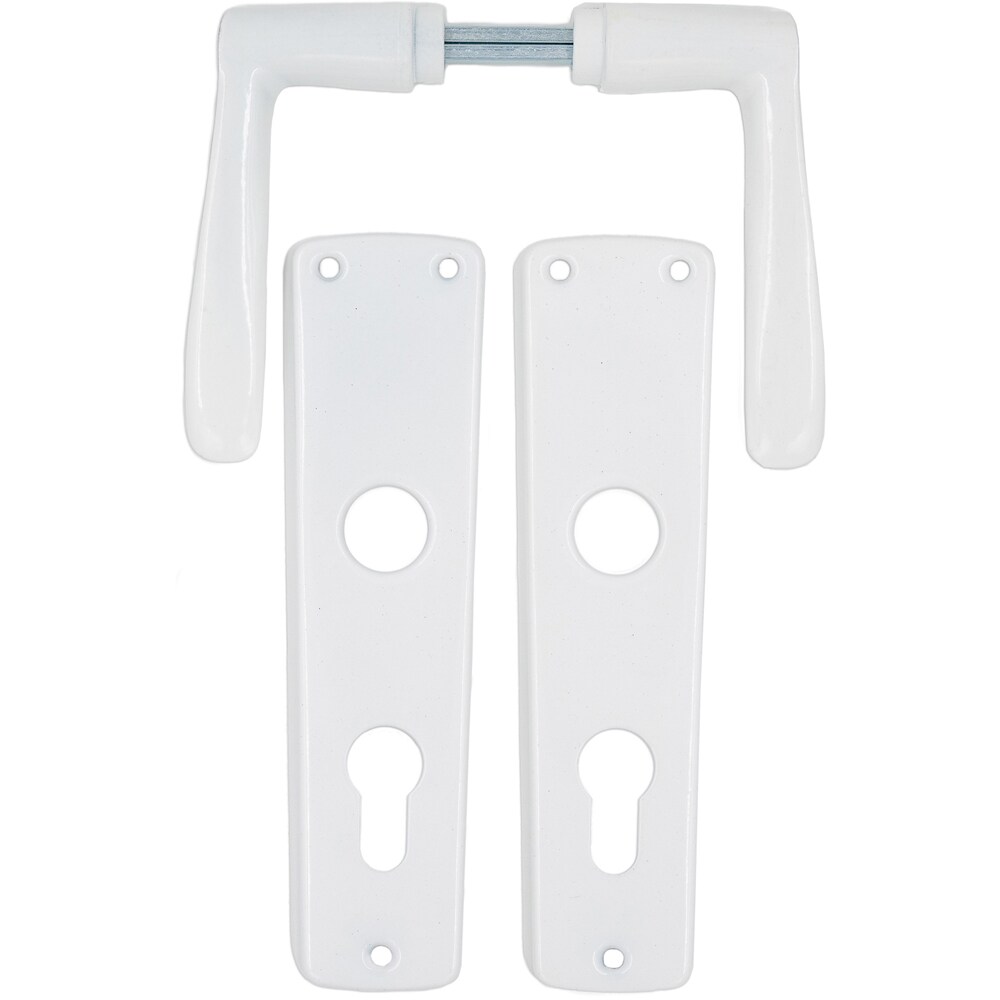 Maner cu sild ASSA ABLOY, aluminiu, 100 mm, 2 bucati, alb