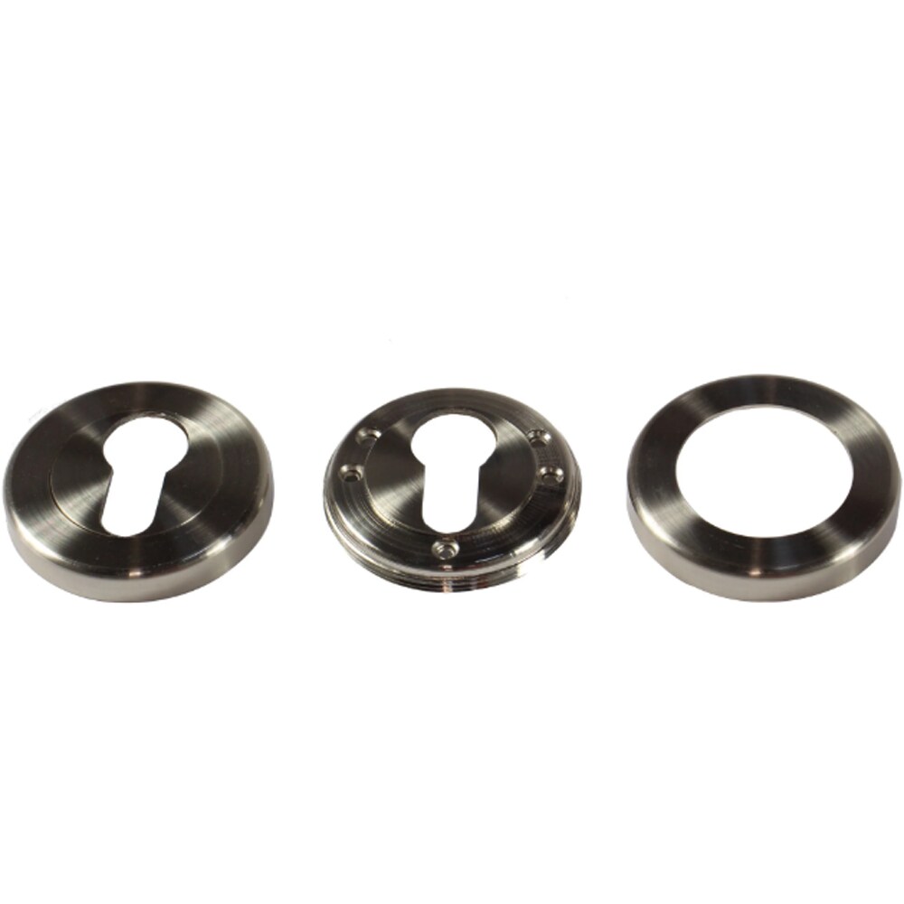 Rozeta ASSA ABLOY, aluminiu, 54 mm, 2 bucati, nichel