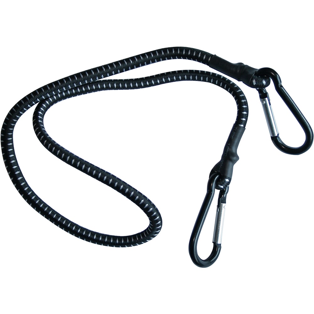 Coarda elastica cu carabina BOTTARI 18234, 150cm, negru