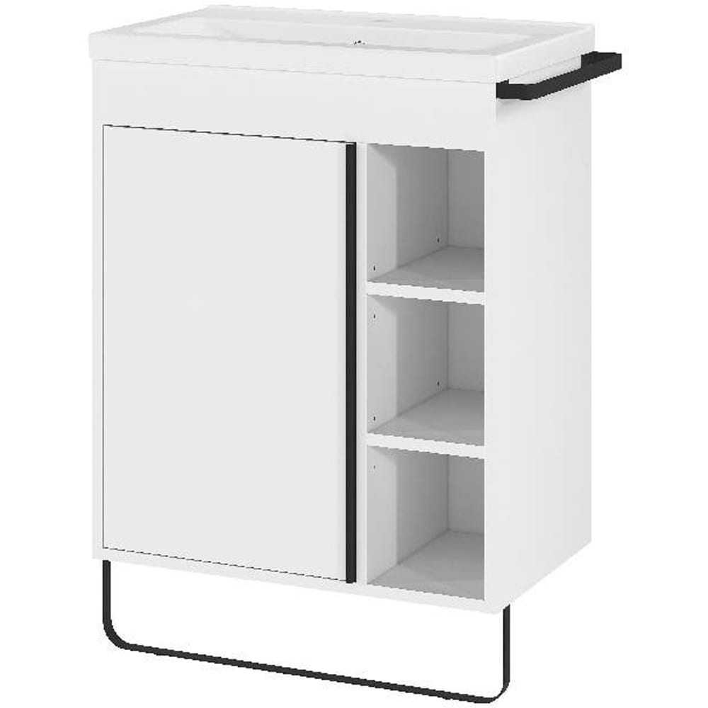 Masca lavoar GOODHOME Maza, 65 x 37.2 x 82 cm, alb