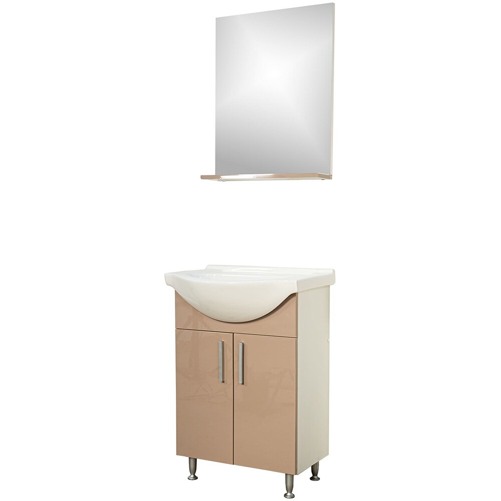 Set mobilier baie SANITOP Bella, 57 x 44.4 x 82 cm, bej