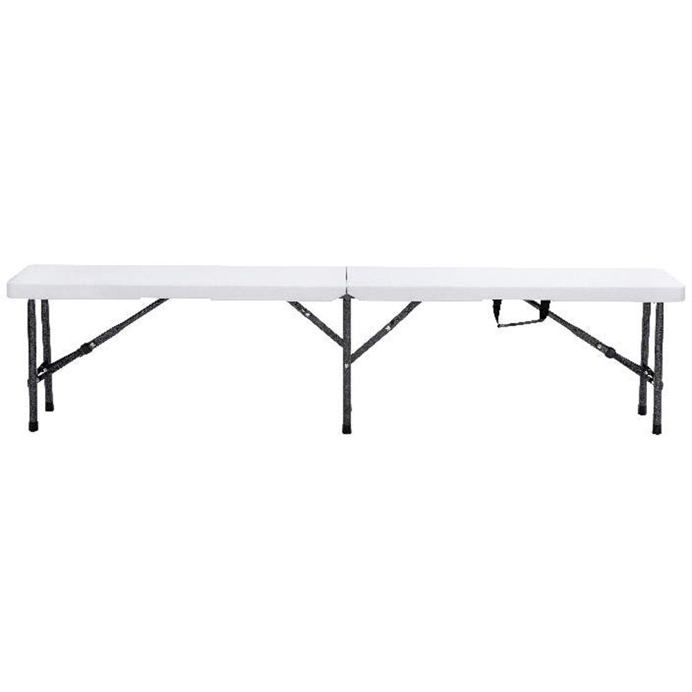 Banca gradina Astano, otel, 180 x 25 x 43 cm, alb