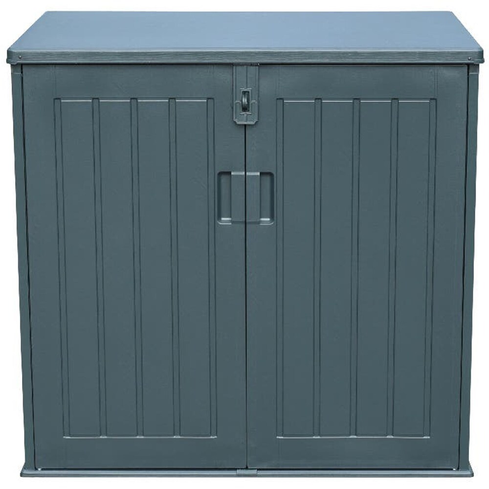 Dulap depozitare gradina KLIKSTROM, rasina, 115.3 x 70.9 x 112.5 cm, antracit