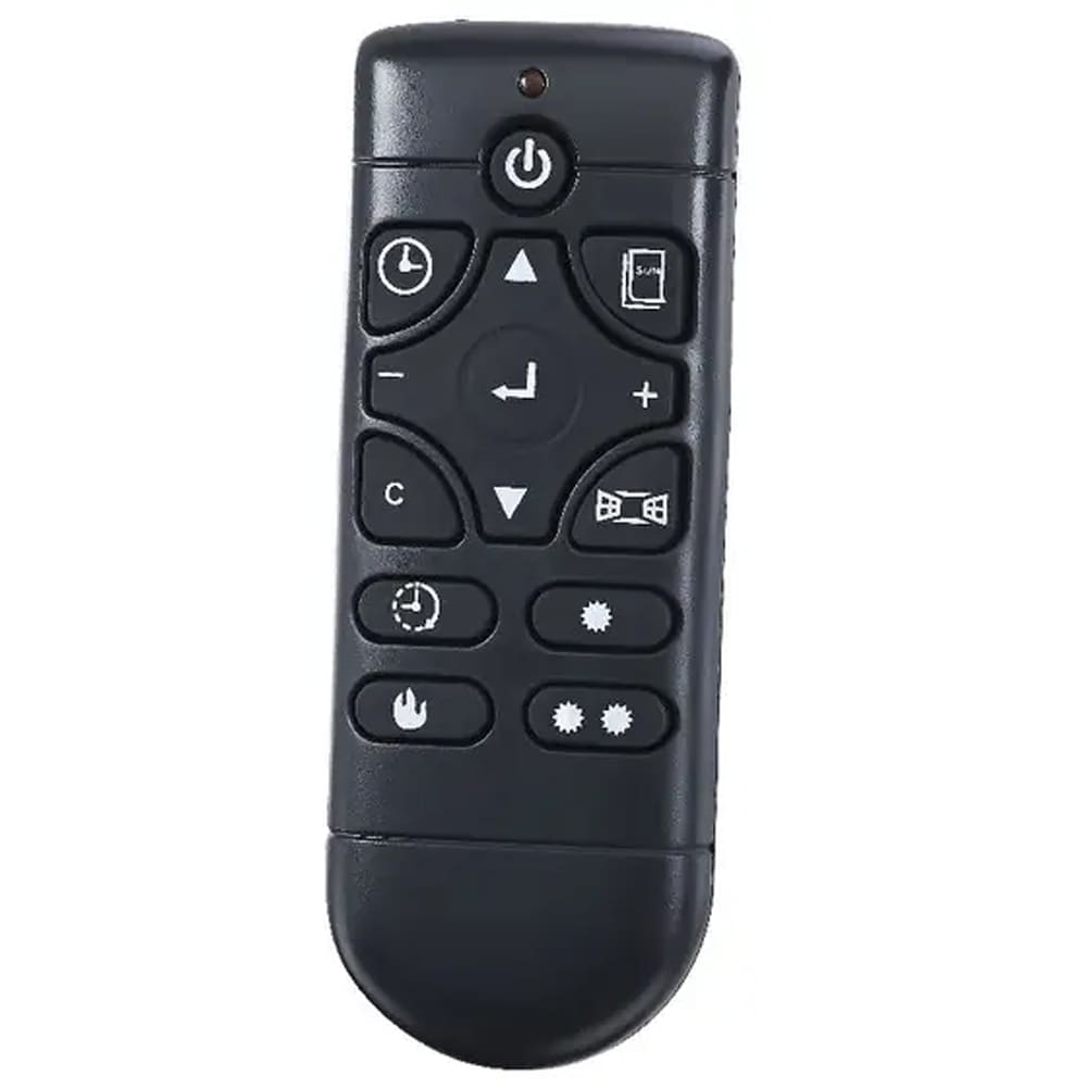 Semineu electric GOODHOME, 2000W, negru