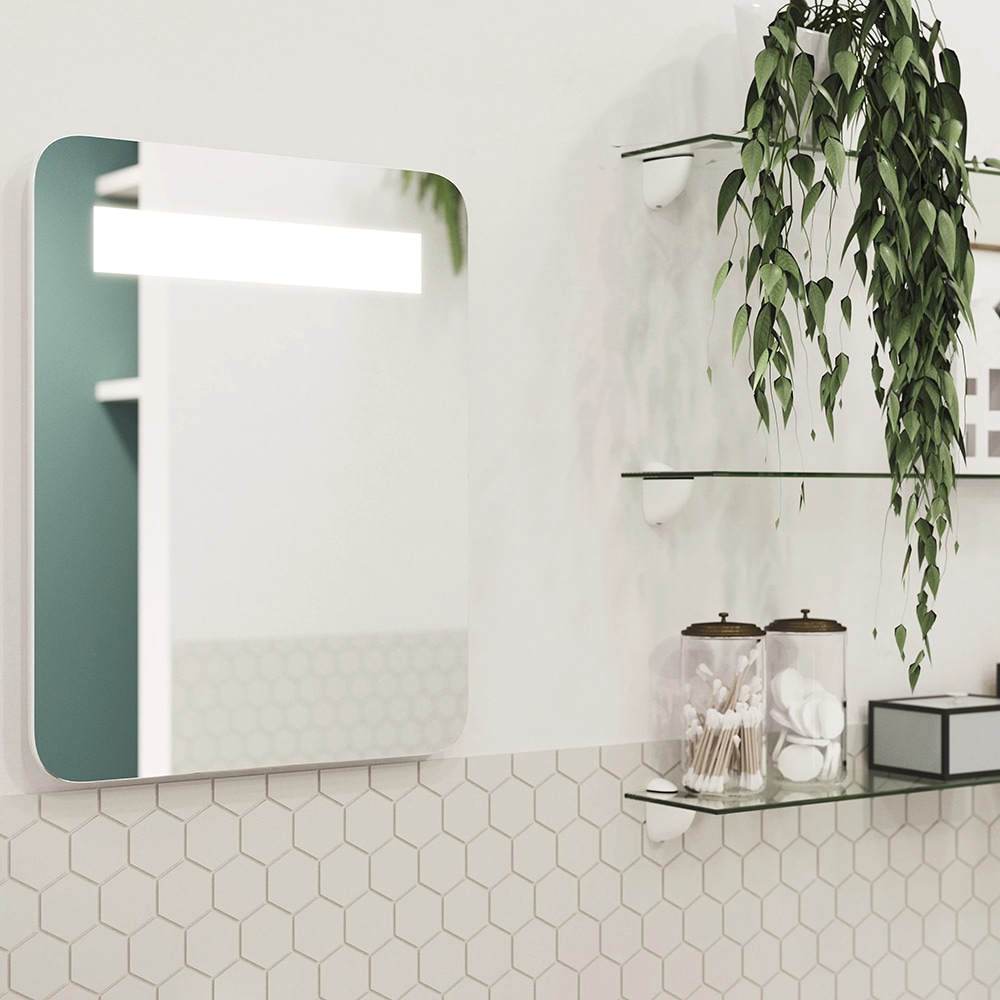 Oglinda baie Colwell, LED, 50 x 40 x 3 cm