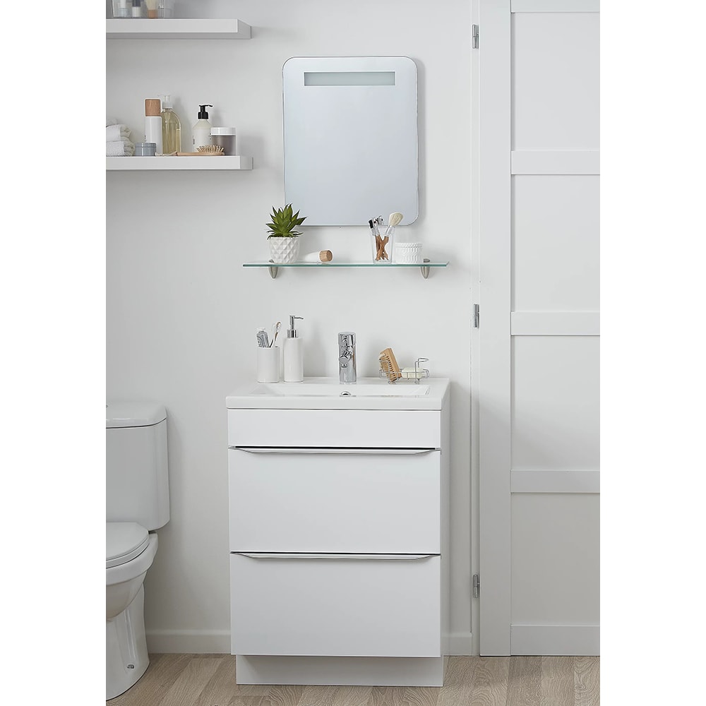 Oglinda baie Colwell, LED, 50 x 40 x 3 cm