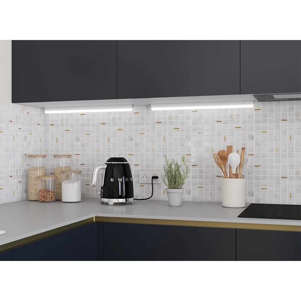 Corp iluminat GOODHOME Periera, LED, IP20, 8W, 900lm, 52.6cm, alb