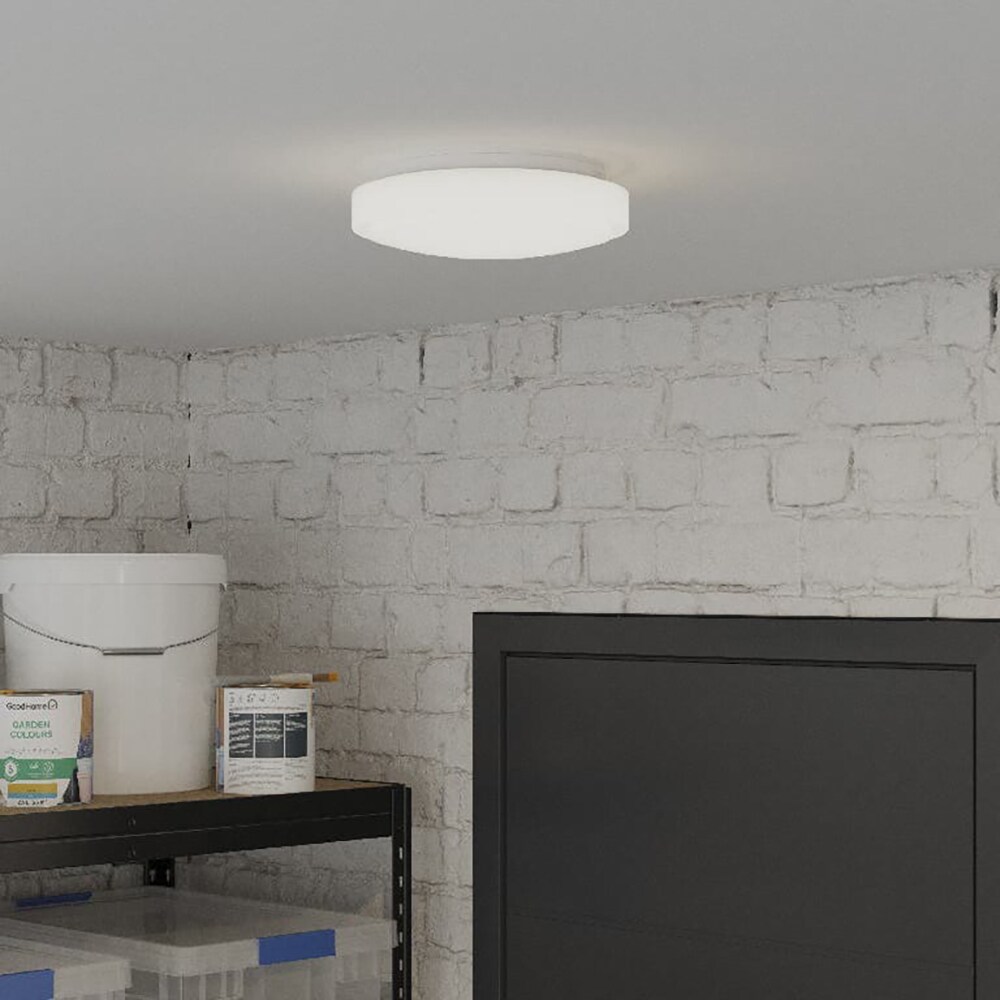 Spot rotund GOODHOME, 26 cm, senzor, alb, montare tavan