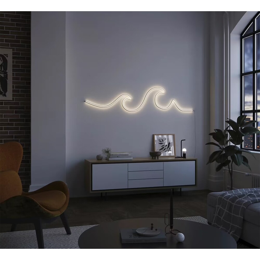 Banda neon GOODHOME Almeida 101381489, cu telecomanda, 22W, 5m