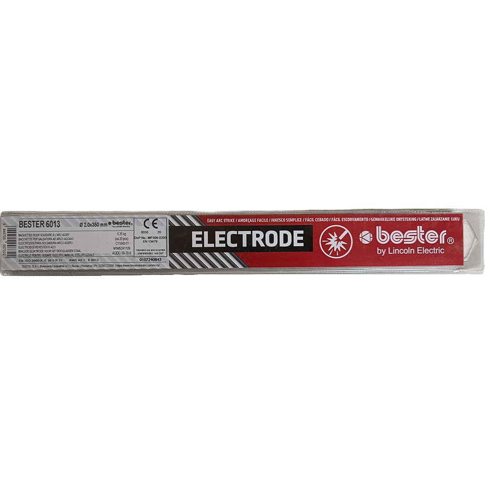 Electrozi de sudura BESTER, otel, 2x350, gri deschis