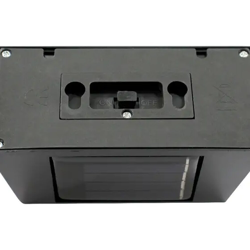 Set 2 aplici solare SITE 101385944, IP44, plastic, negru