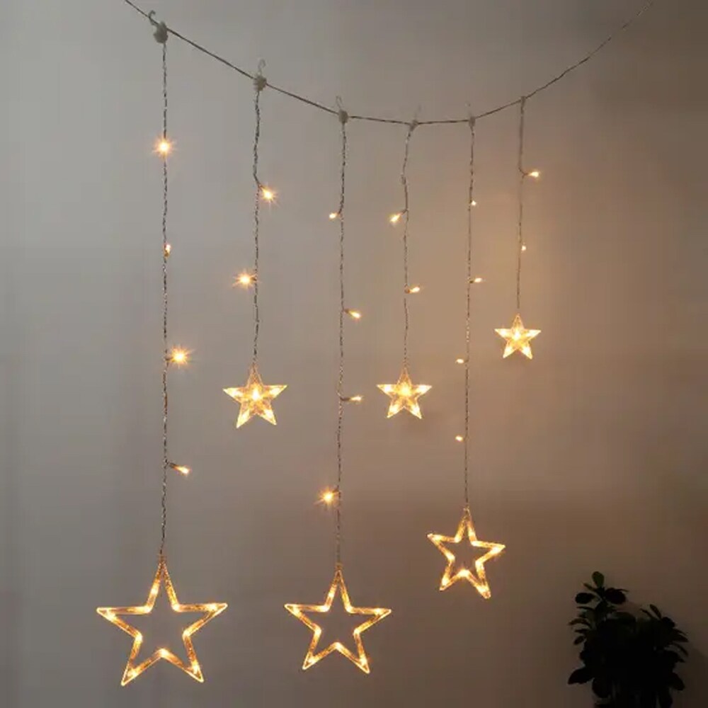 Perdea de lumini SITE 101387813, iluminare alb cald