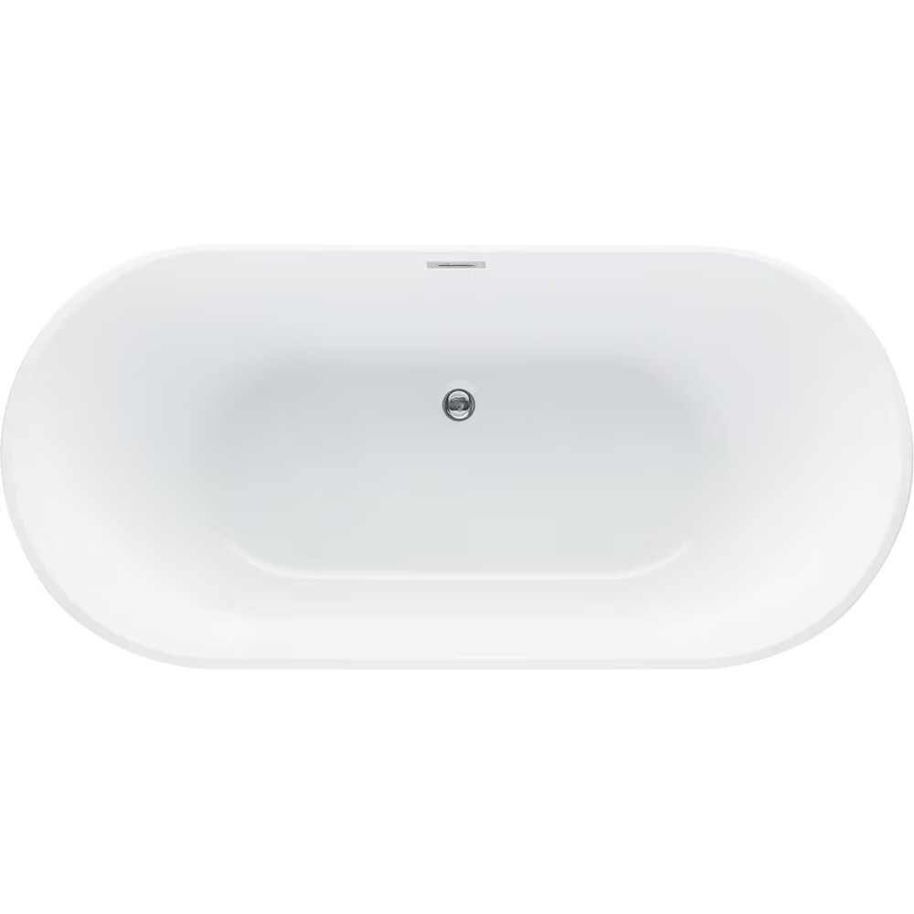 Cada baie freestanding FIBREX Oslo, acril, 150 x 70 x 60 cm, alb