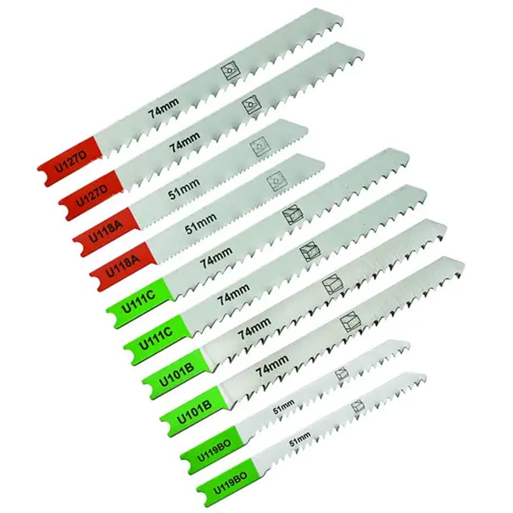 Set panze MAC ALLISTER 101394978, pentru fierastrau pendular, lemn si metal 10 piese