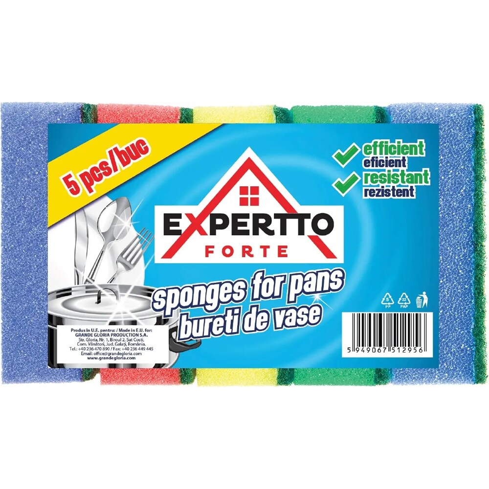 Burete de vase EXPERTTO FORTE, 5 bucati