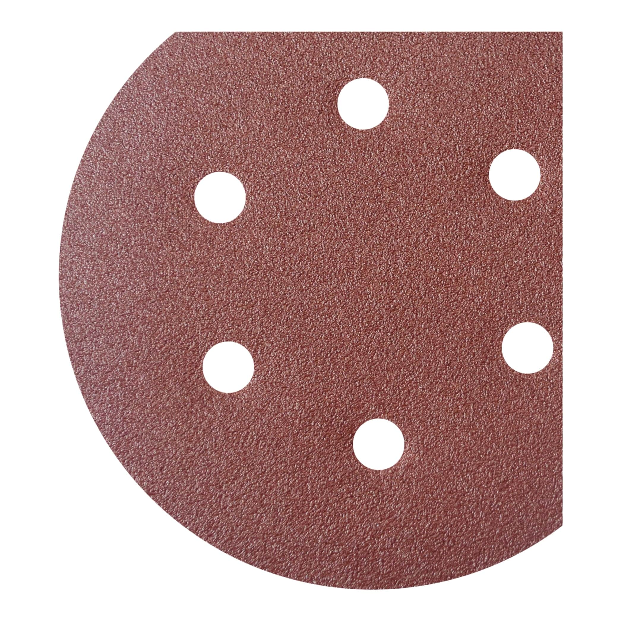 Disc abraziv cu prindere tip Velcro Mac Allister, 150 mm P120, 5 bucati