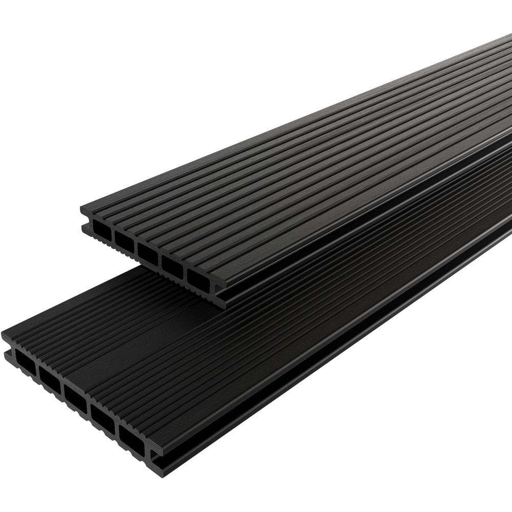 Placa WPC terasa KLIKSTROM Neva, 220 x 14.5 x 2.1 cm, gri antracit