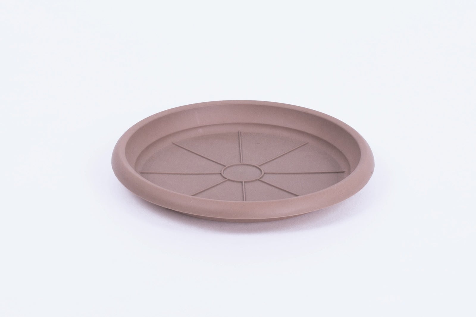 Farfurie ghiveci Diana, D16.5 cm, maro hazelnut