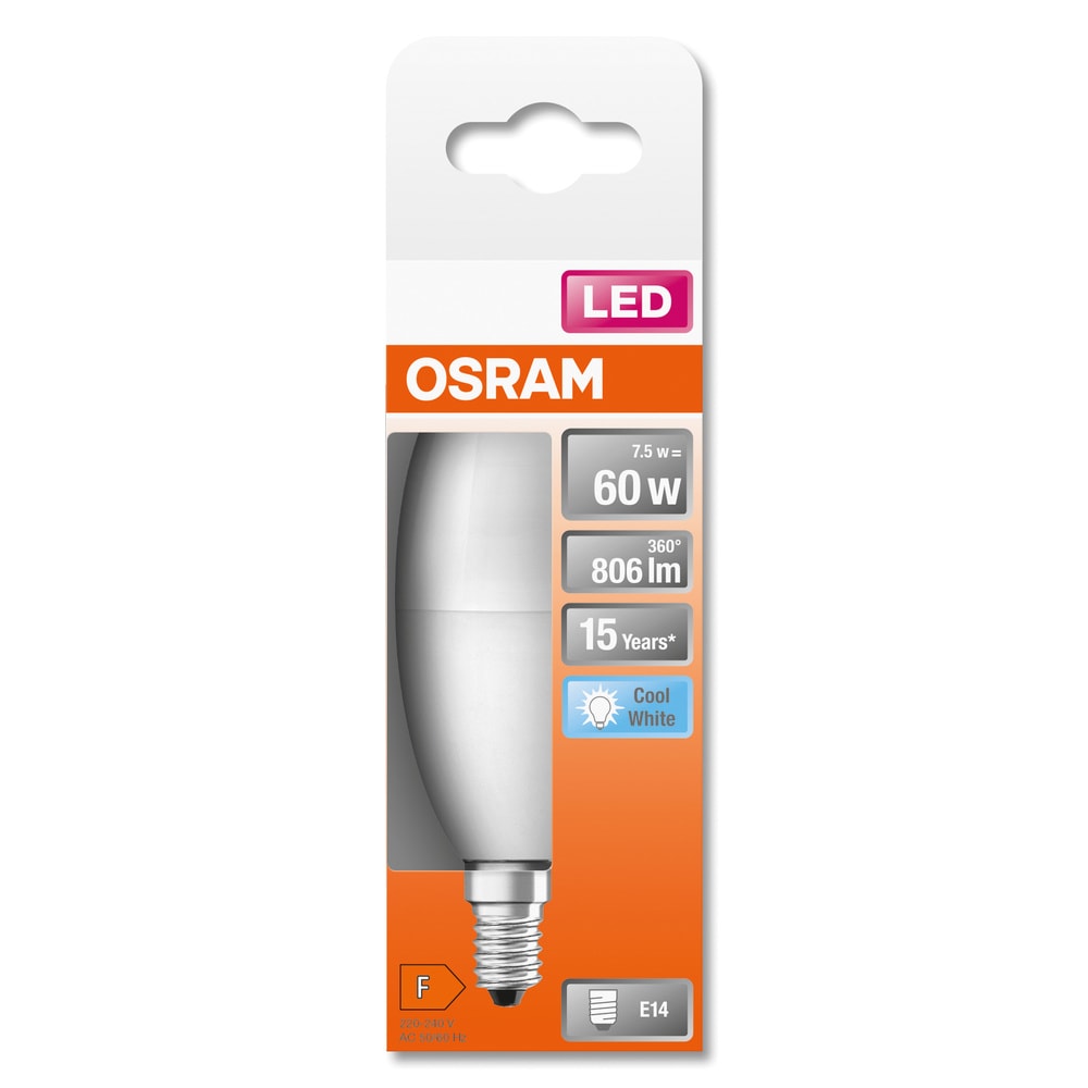 Bec LED OSRAM, 7.5W, E14, 806lm, 4000K