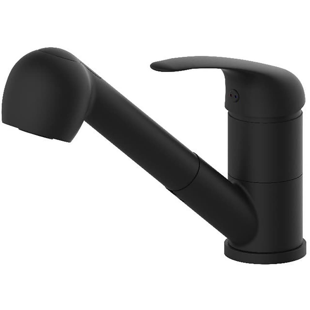 Baterie bucatarie GOODHOME Mokau, alama, negru