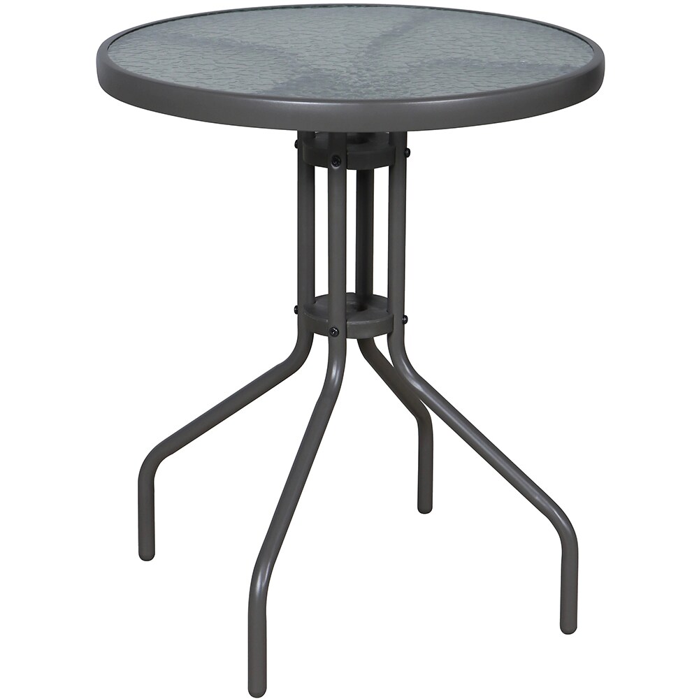 Masa terasa GOODHOME Bari, otel, 60 x 60 x 72 cm, maro