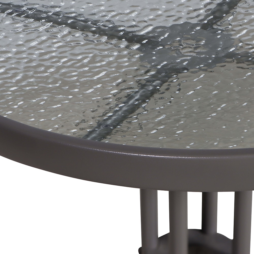 Masa terasa GOODHOME Bari, otel, 60 x 60 x 72 cm, maro