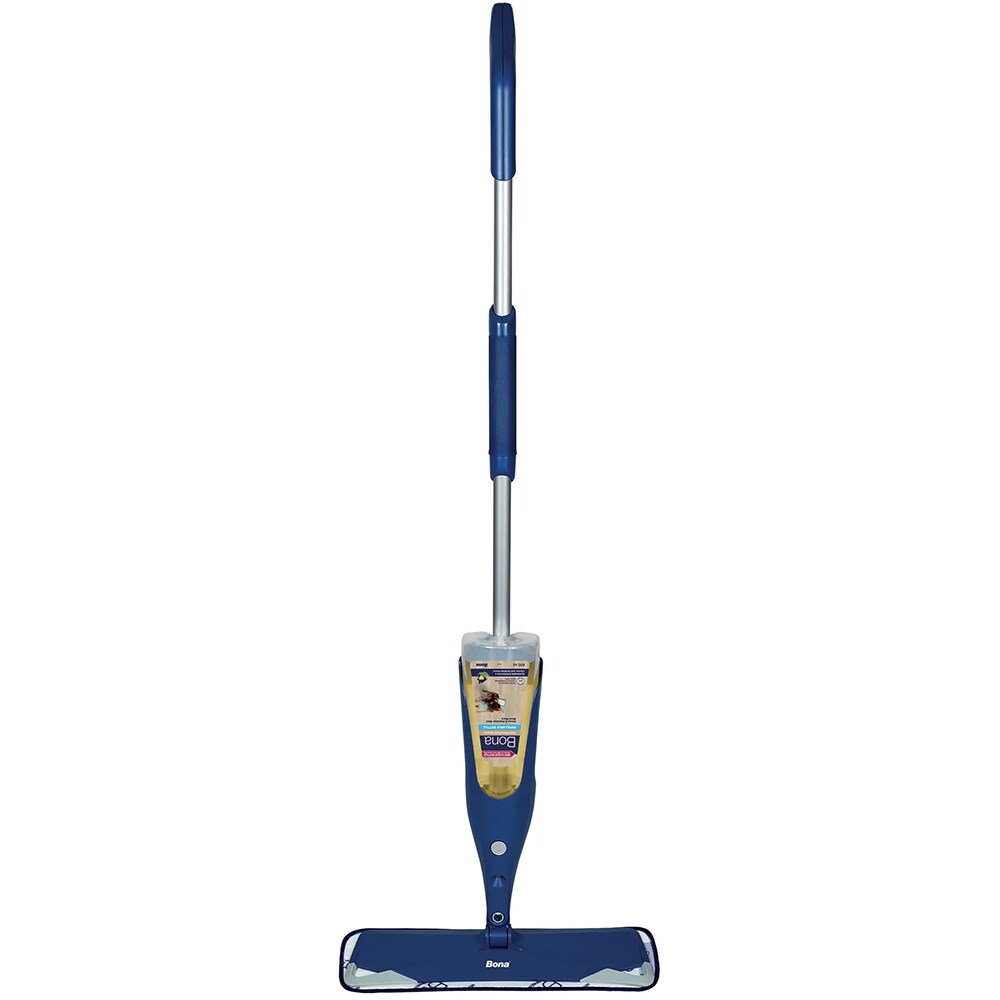 Mop spray premium pentru parchet uleiat BONA, albastru