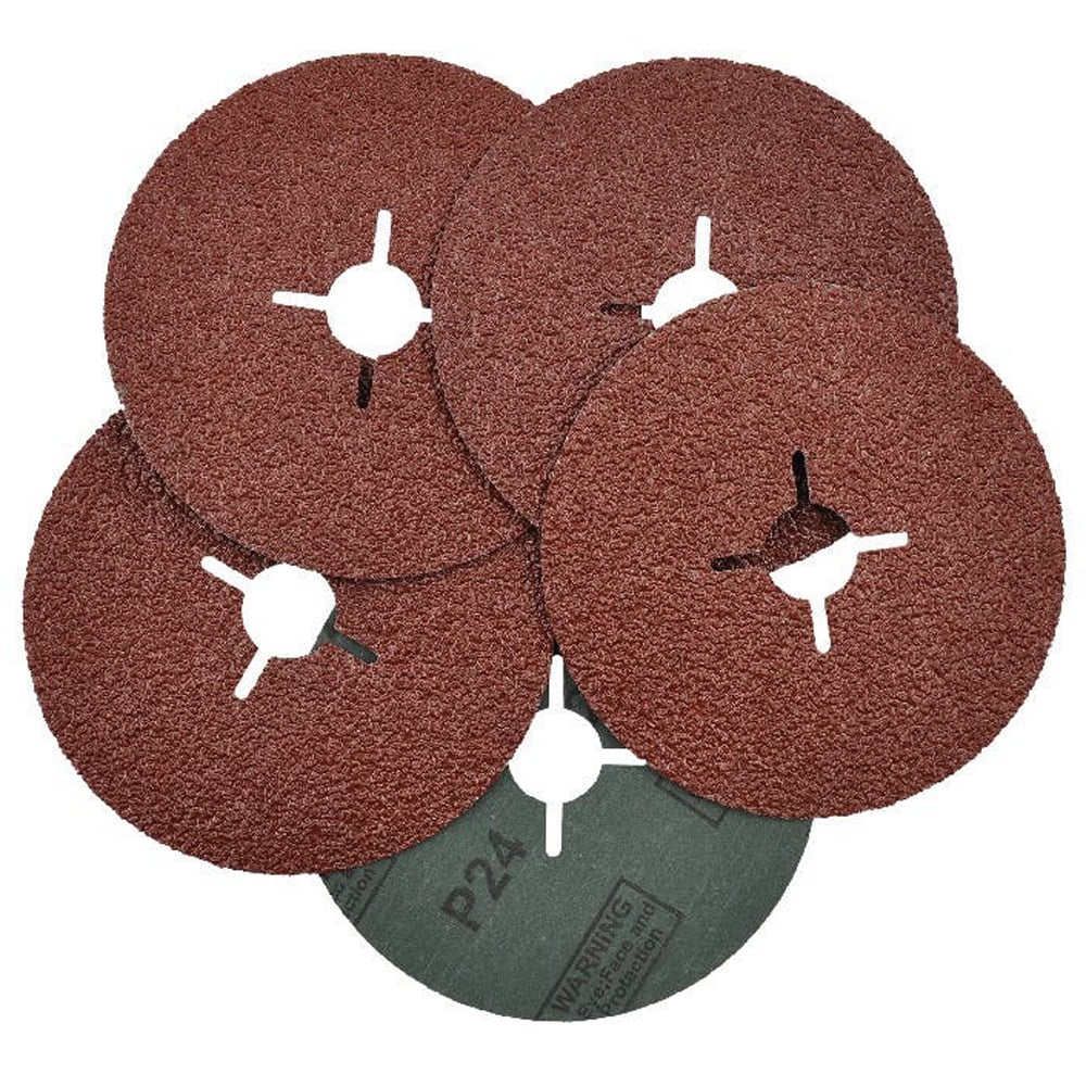 Set fibrodisc MAC ALLISTER, 5 bucati, 125 mm, P24