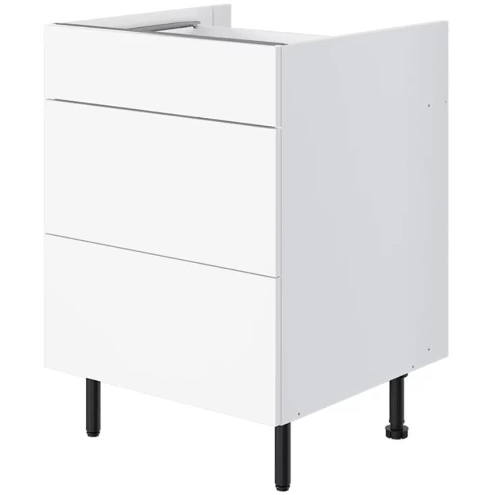Corp inferior bucatarie Pragma, PAL, 60 x 59 x 86cm, alb