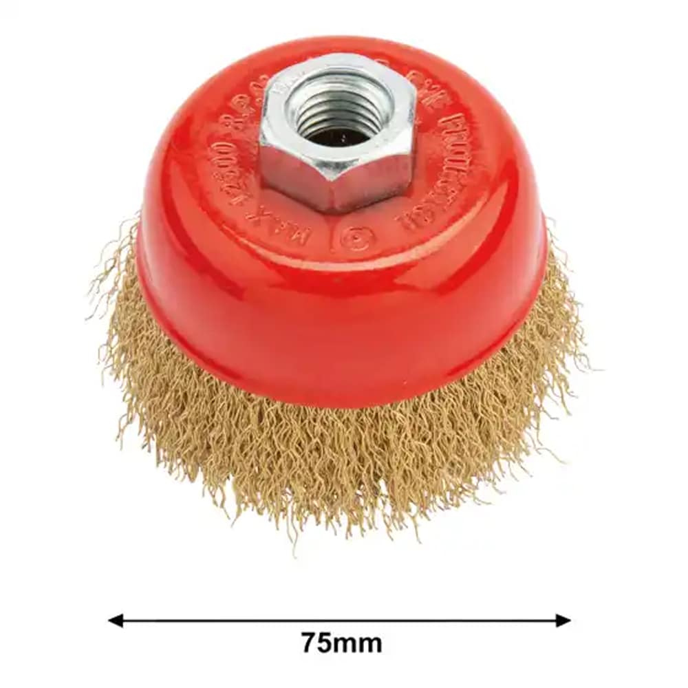 Perie cupa sarma MAC ALLISTER 101412389, 75mm