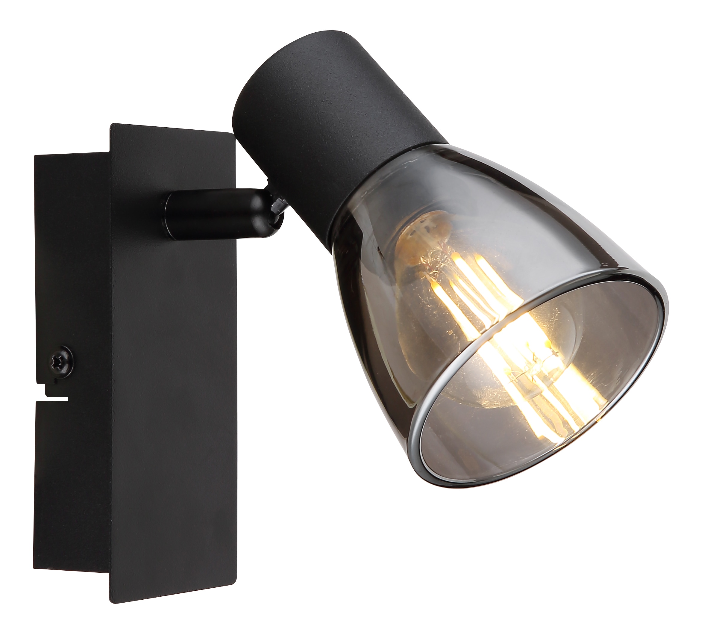 Spot Met Negru Mat 70X140 40W 230V