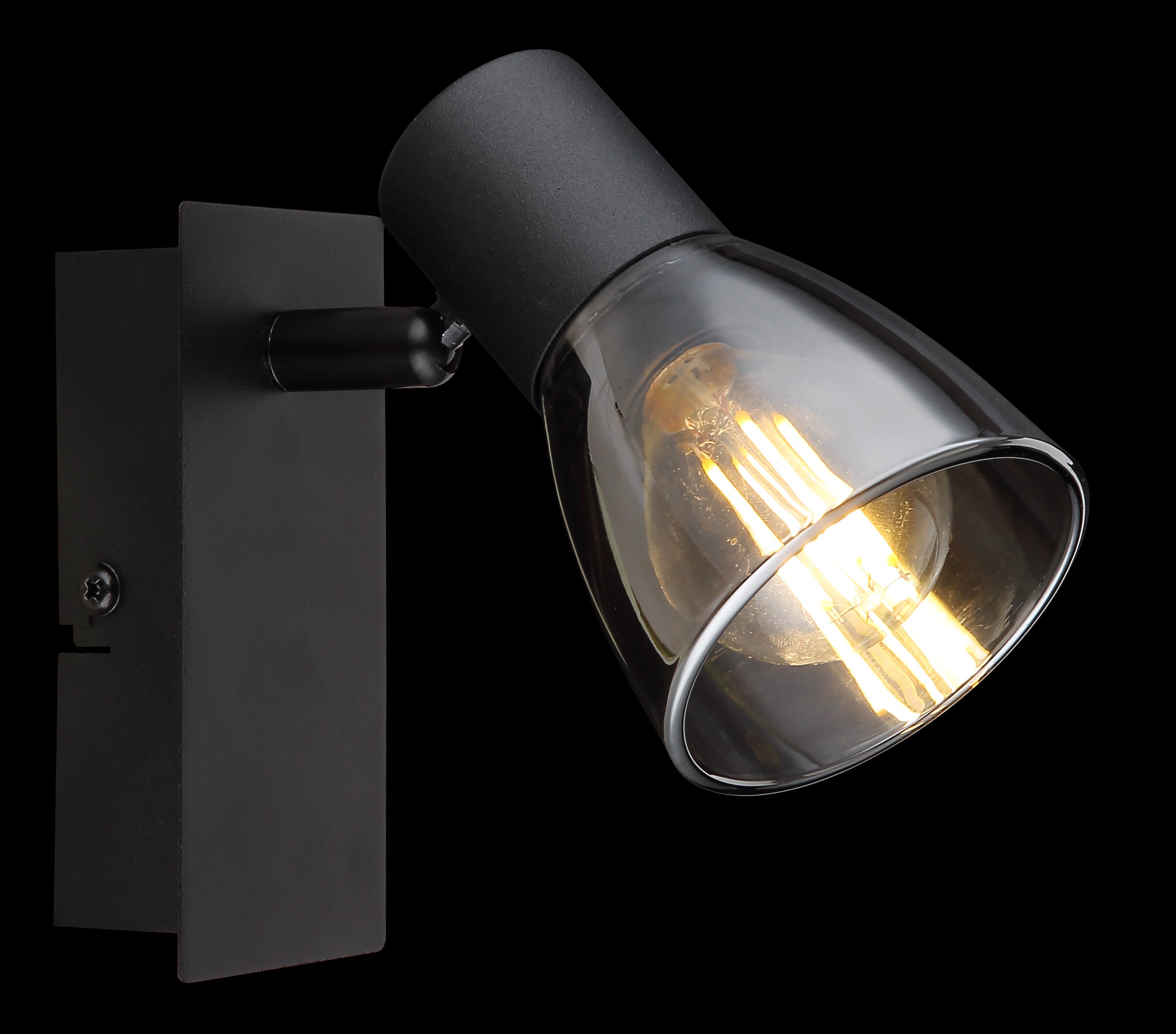 Spot Met Negru Mat 70X140 40W 230V