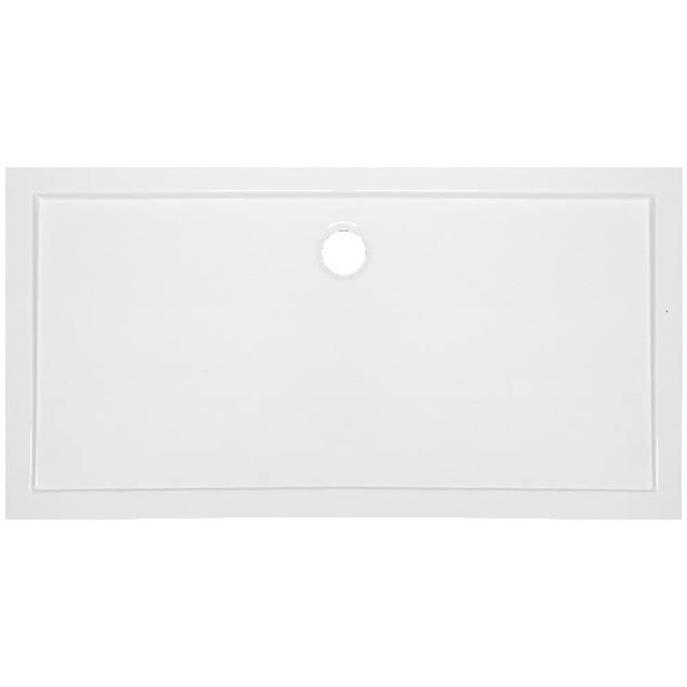 Cadita dus GOODHOME Vorma, dreptunghiulara, 70 x 140 x 4 cm, alb