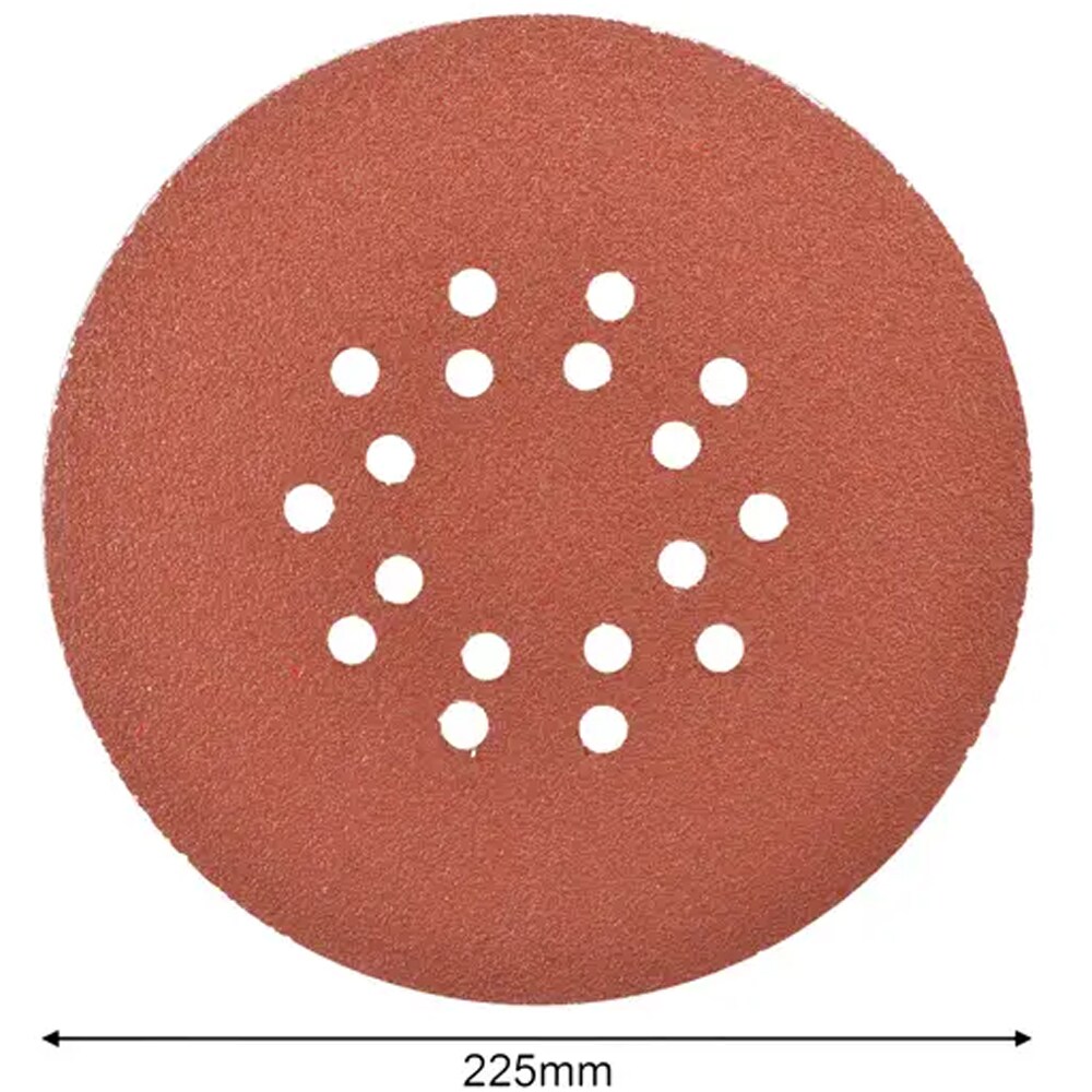 Disc abraziv MAC ALLISTER 101417119, perforat, Mix HL, 10 bucati