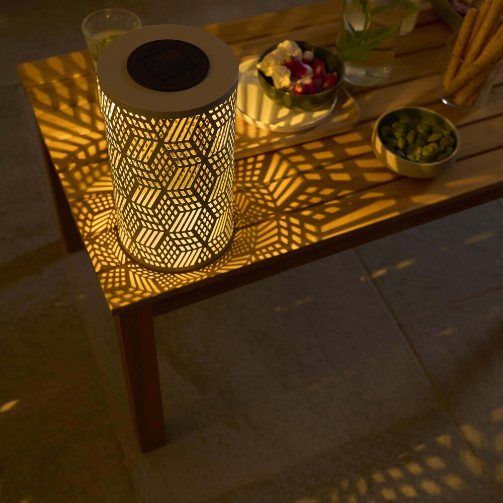 Lampa solara, IP44, 2700K, bej