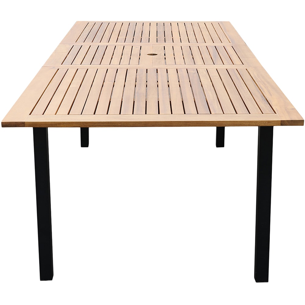 Masa extensibila BLOOMA Fasia, 180-240 x 100 x 75 cm, maro