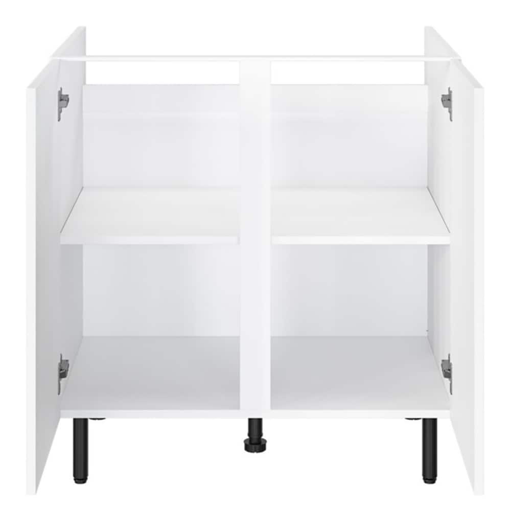 Corp inferior bucatarie Pragma, PAL, 80 x 59 x 86cm, alb