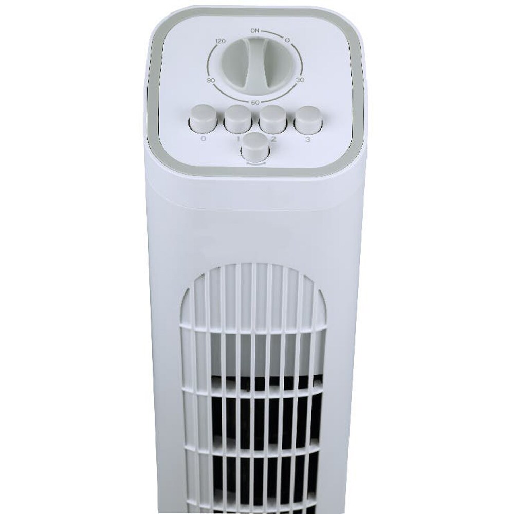 Ventilator turn, 3 trepte de viteza, 45W, alb