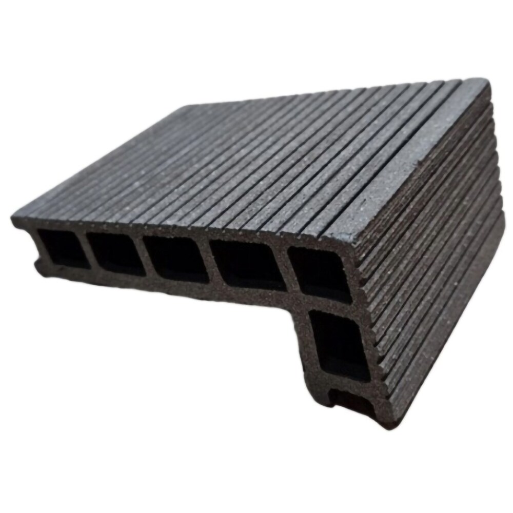 Profil WPC coltar inchidere, 220 x 14 x 6 cm, maro inchis