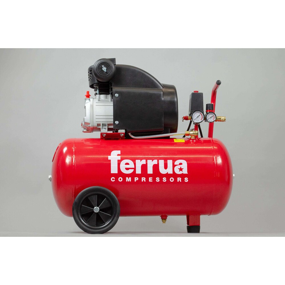 Compresor aer FERRUA RC1, cu ulei, 24 litri, 1.5 CP, 8 bar