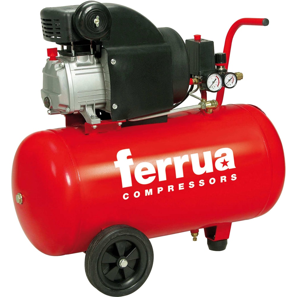 Compresor aer FERRUA RC2, cu ulei, 50 litri, 2 CP, 8 bar